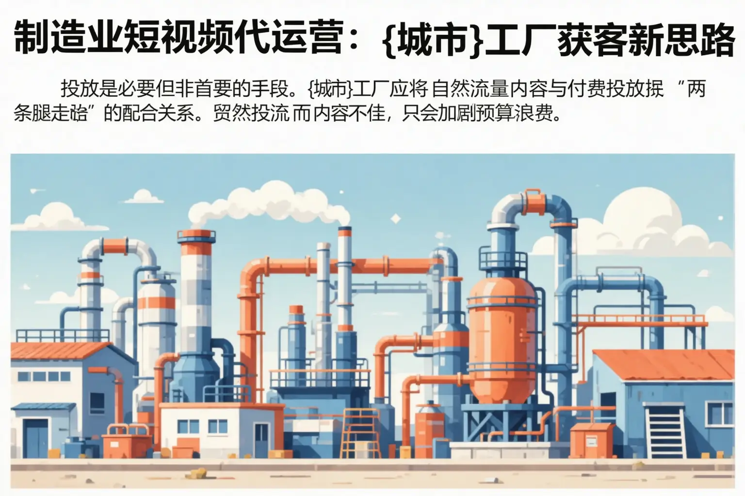 制造业短视频代运营:任城工厂获客新思路